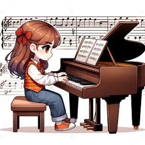 天空之城钢琴简谱 数字双手