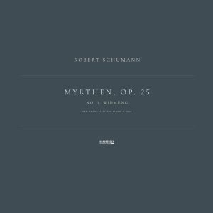 献词Myrthen Op. 25 No.1 Widmung钢琴简谱 数字双手