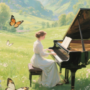 春之谷钢琴简谱 数字双手