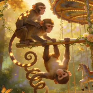 Monkey Spinning Monkeys钢琴简谱 数字双手