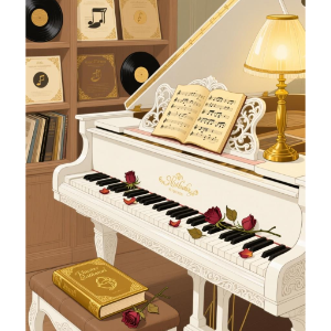 嬉游曲钢琴简谱 数字双手