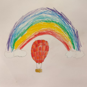 彩虹下的热气球钢琴谱