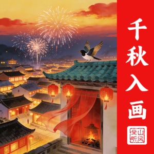 千秋入画——央妈钦点的二次元拜年曲-钢琴谱