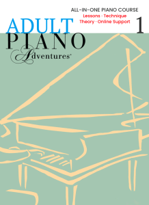 Adult Piano Adventures （成人菲伯尔第一册）钢琴谱