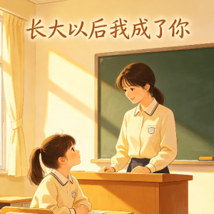 长大以后我成了你 f调简单独奏版-钢琴谱