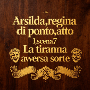 Arsilda,regina di ponto,atto I,scena7 La tiranna avversa sorte 降b完整版-钢琴谱