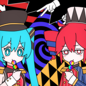 【初音ミク / 重音テト】糖果曲奇巧克力（中等难度演奏版）-钢琴谱