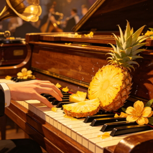 C调版格雷泰姆《Pineapple Rag》-钢琴谱