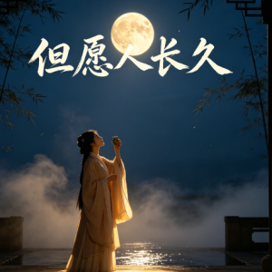 但愿人长久钢琴简谱 数字双手