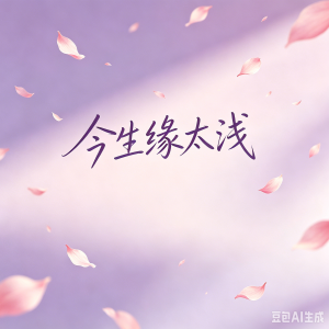 今生缘太浅-钢琴谱