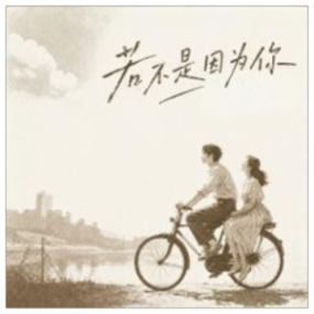 若不是因为你 简易钢琴弹唱伴奏 带歌词 周华健-钢琴谱