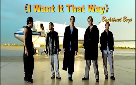 我想要这样I Want It That Way-钢琴谱