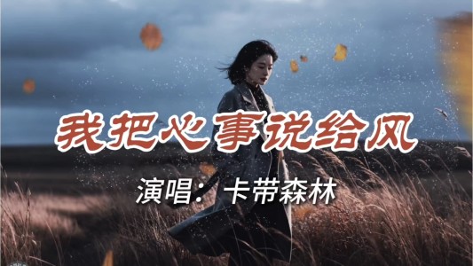 我把心事说给风-钢琴谱