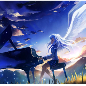 《十九日极夜》原调，全是黑键