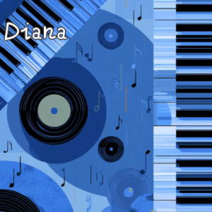 Diana钢琴简谱 数字双手