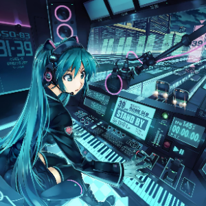 脳漿炸裂ガール钢琴简谱 数字双手 GUMI
