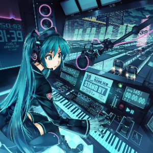 脳漿炸裂ガール钢琴简谱 数字双手 GUMI