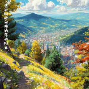 透过树叶间隙洒落的阳光钢琴简谱 数字双手