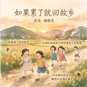如果累了就回故乡（少年版）C调带歌词钢琴谱
