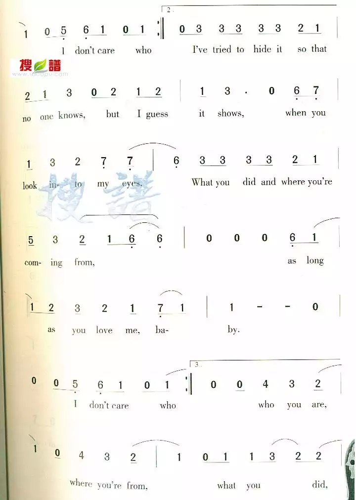 As Long As You Love Me简谱-虫虫乐谱