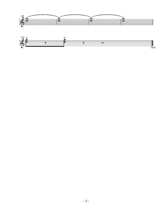 总谱《庆典序曲》四种乐器谱--2简谱-虫虫乐谱