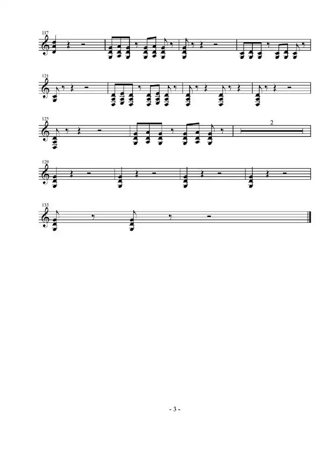 总谱《庆典序曲》四种乐器谱--2简谱-虫虫乐谱
