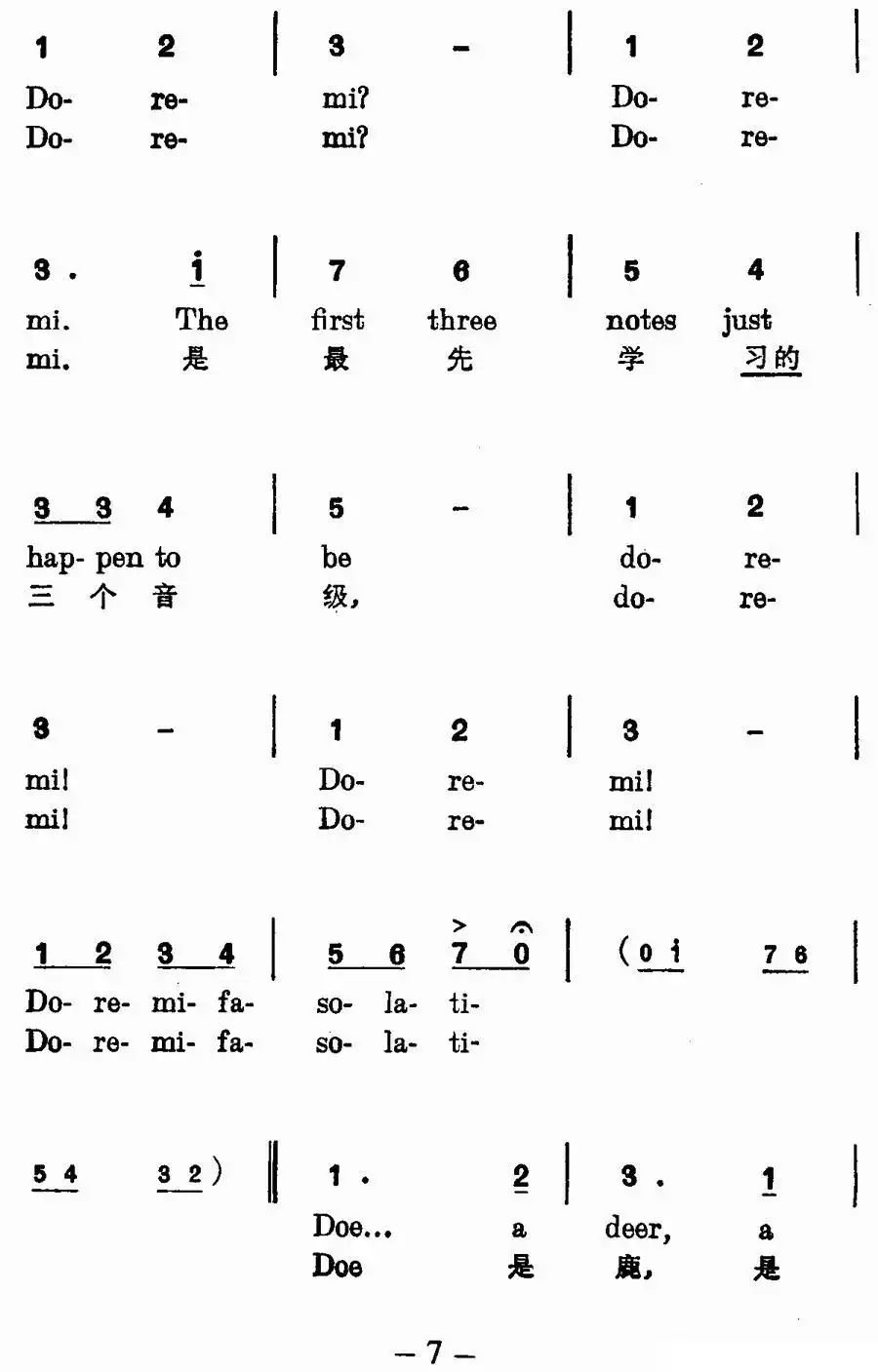 [美] 哆来咪（电影《音乐之声》插曲 ）简谱-虫虫乐谱