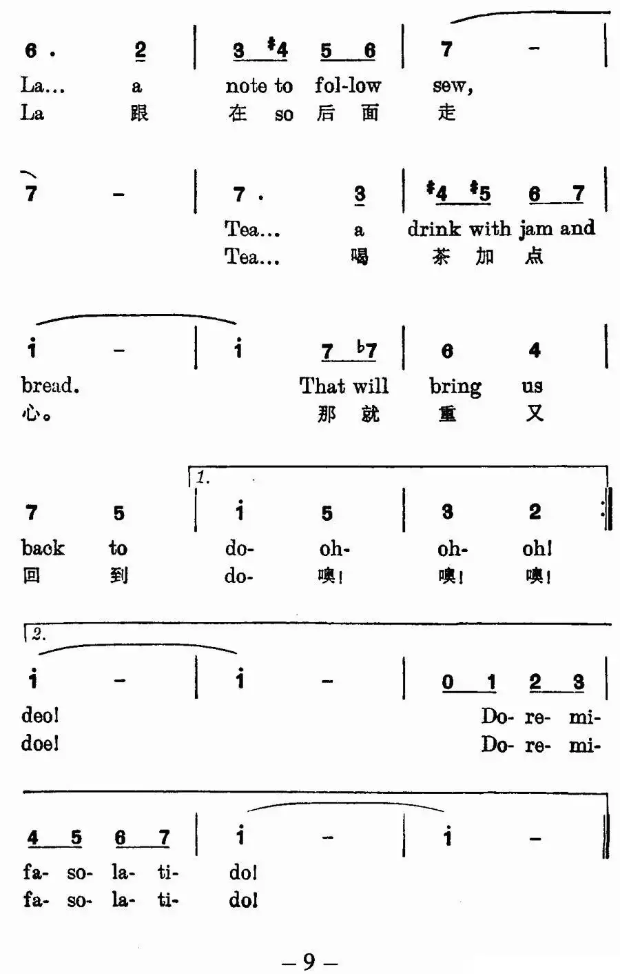 [美] 哆来咪（电影《音乐之声》插曲 ）简谱-虫虫乐谱