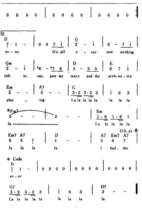 [美]The Last Waltz（最后的华尔兹）简谱-虫虫乐谱