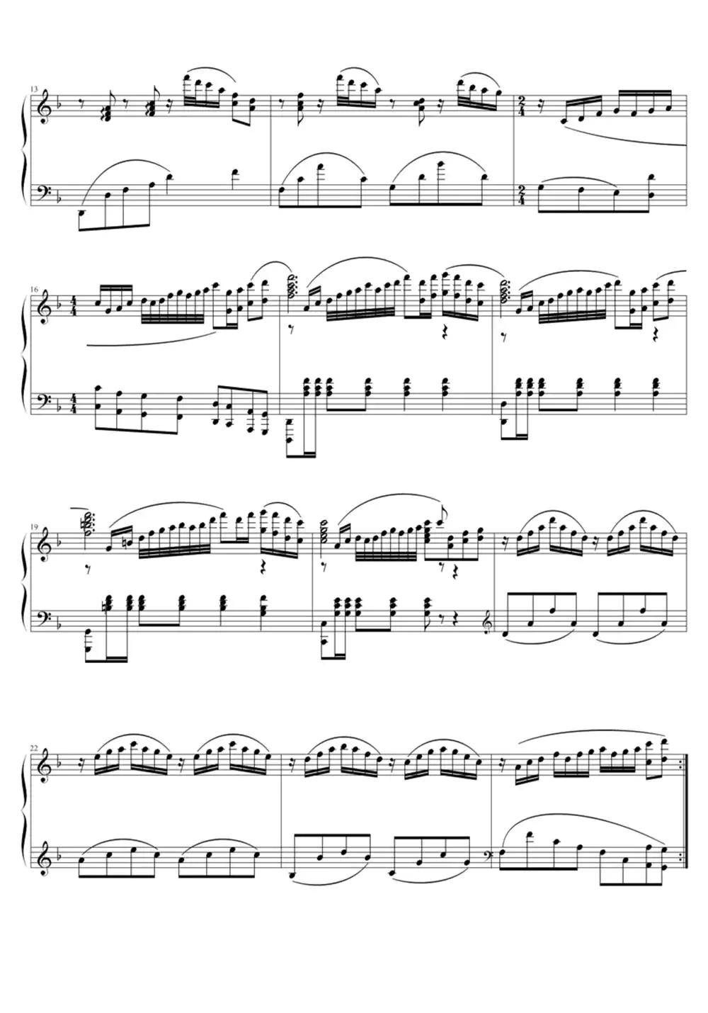 祝福祖国五线谱乐谱简谱-虫虫乐谱