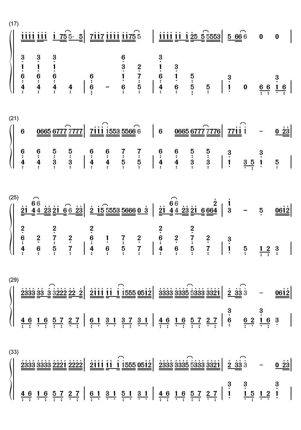 secret-base钢琴简谱-虫虫乐谱