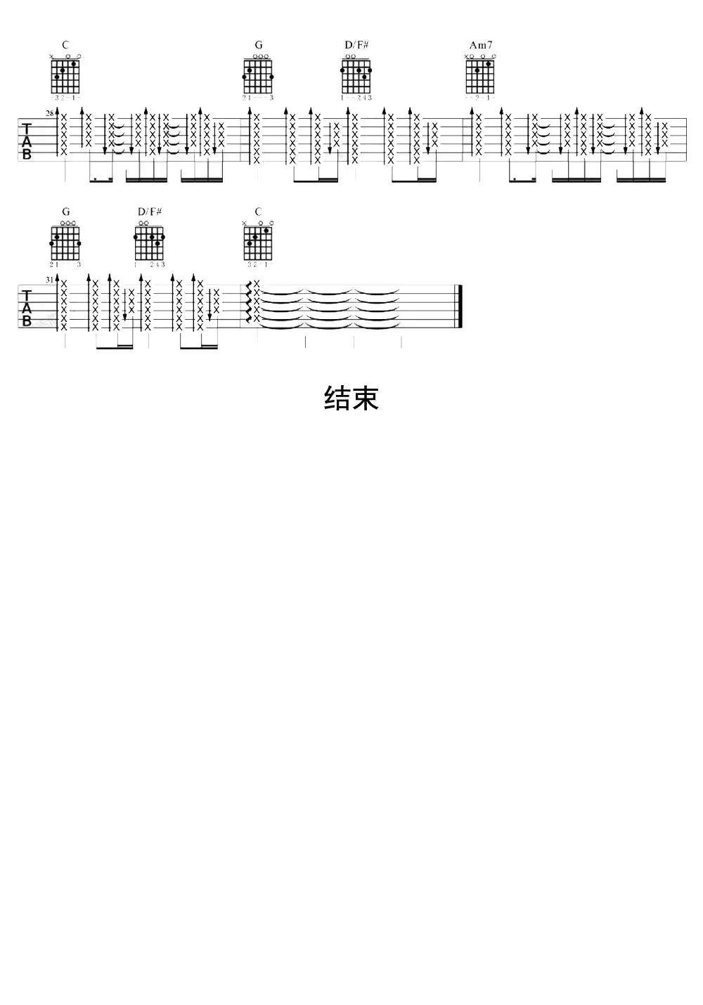 Knockin`-on-Heaven`s-Door吉...简谱-虫虫乐谱