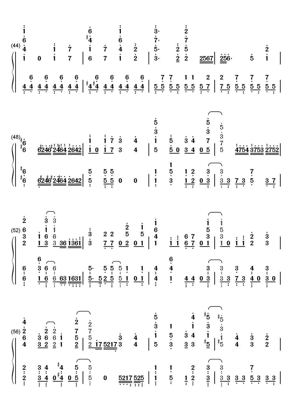 reason钢琴简谱-虫虫乐谱