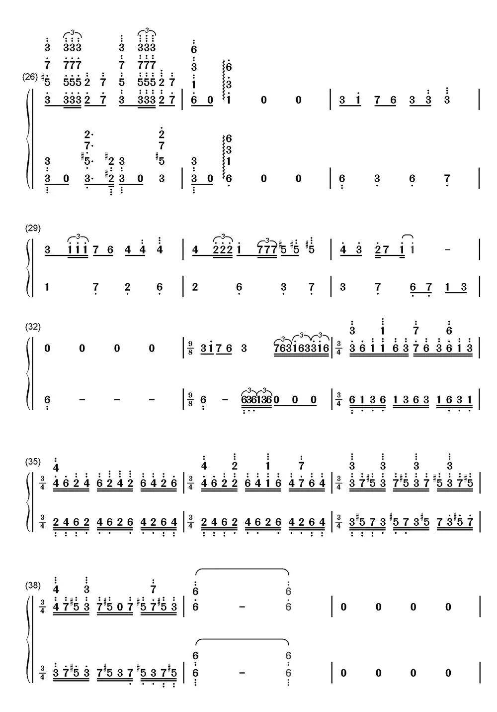 Jingle Bells钢琴简谱-虫虫乐谱