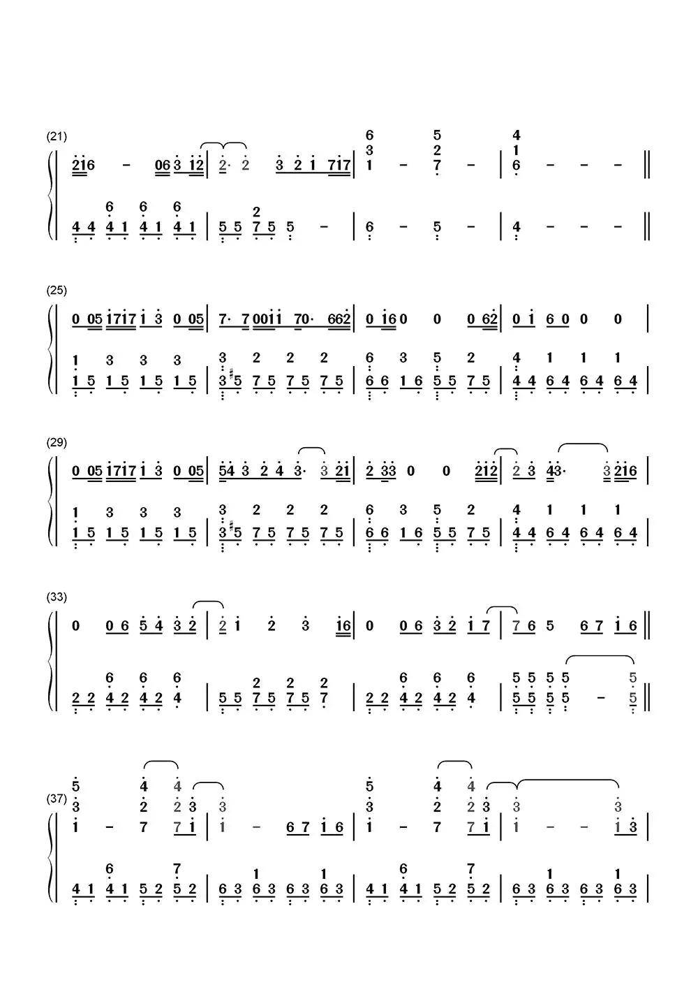 talkingtothemoon钢琴简谱