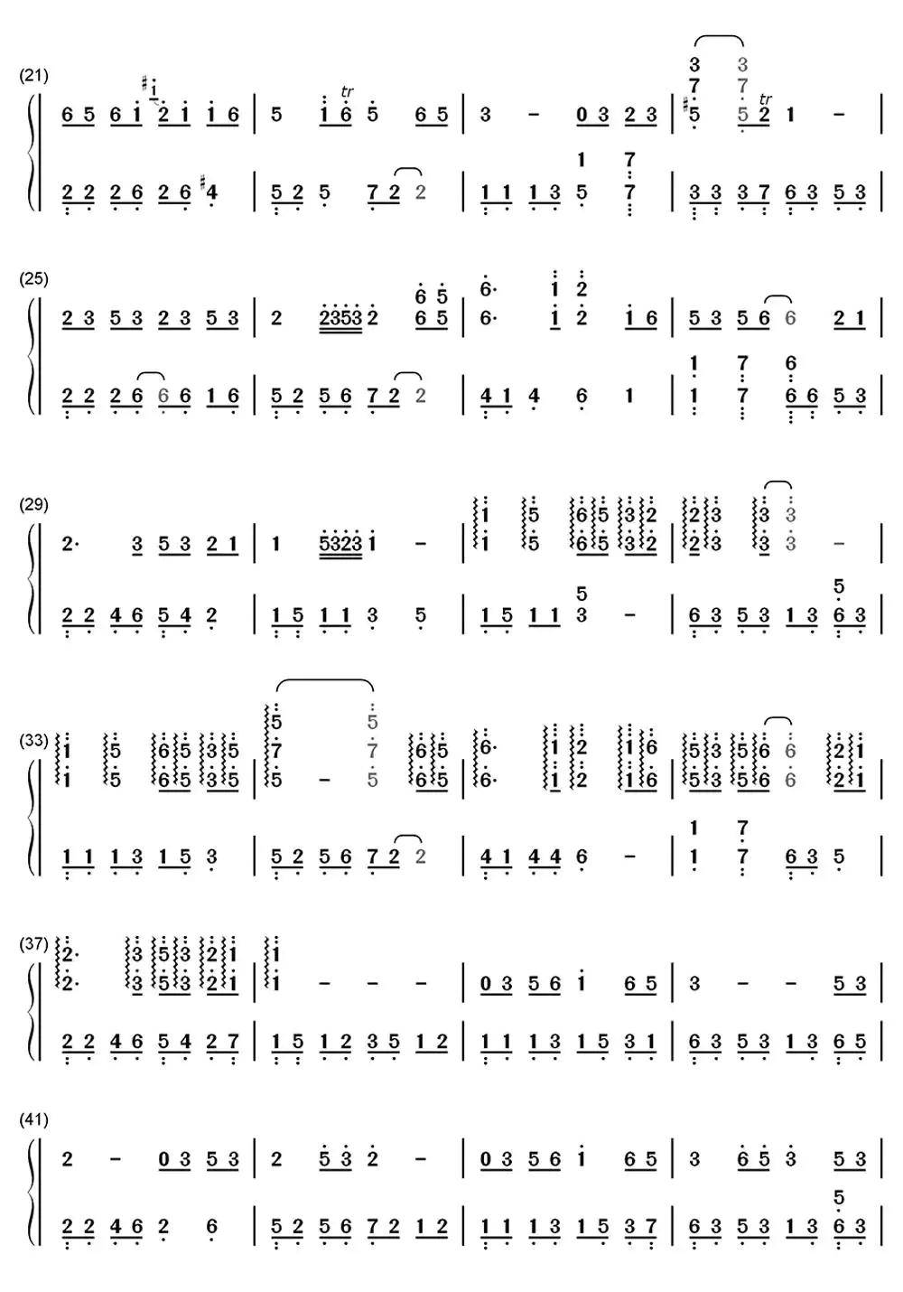 有谁共鸣钢琴简谱-虫虫乐谱