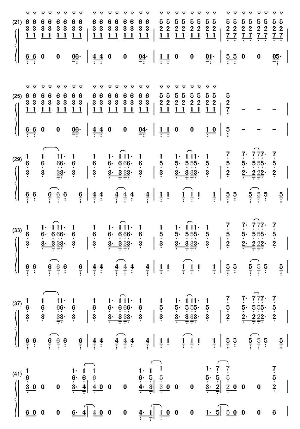 飘向北方简谱-虫虫乐谱