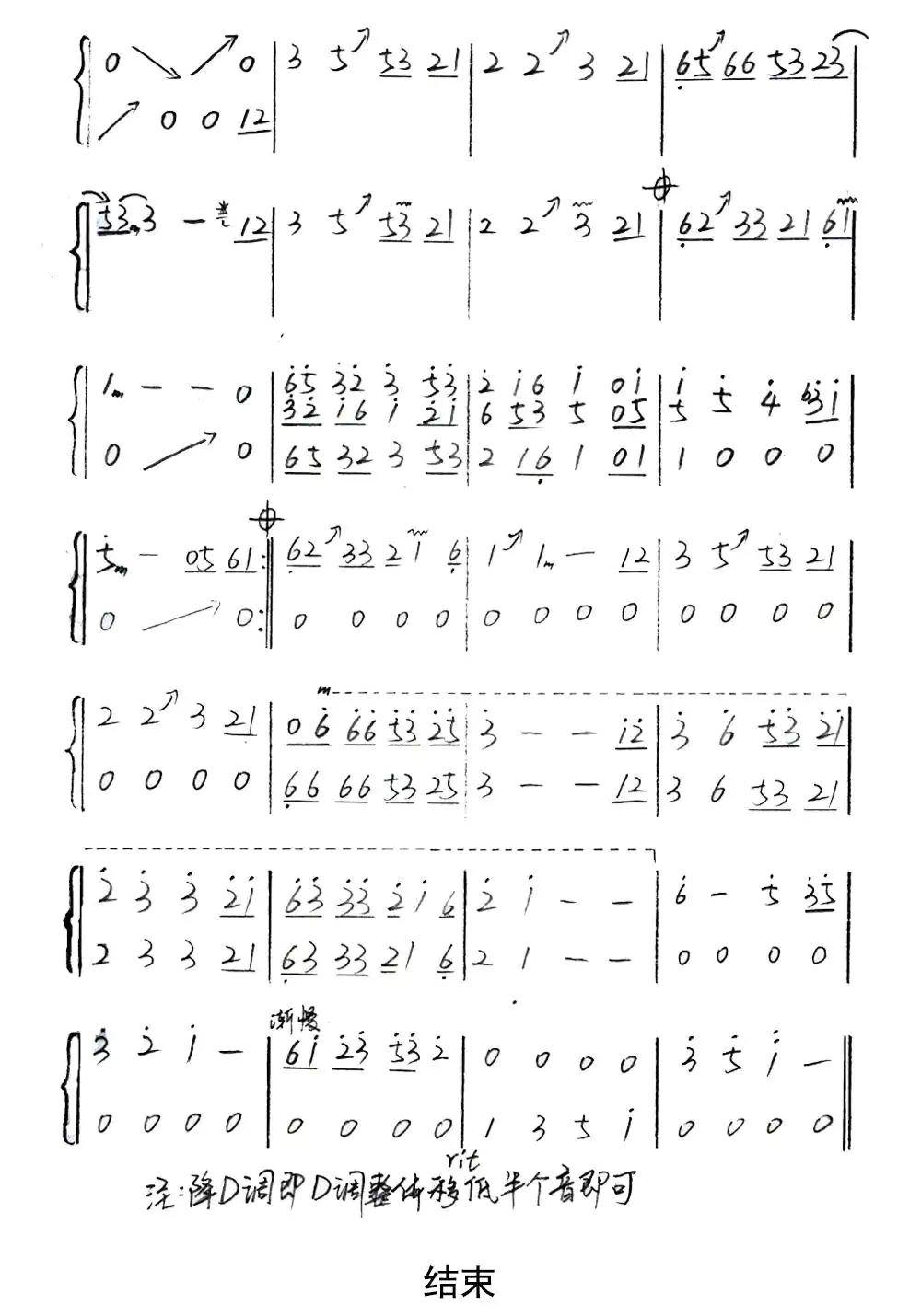 繁花古筝曲谱乐谱简谱-虫虫乐谱