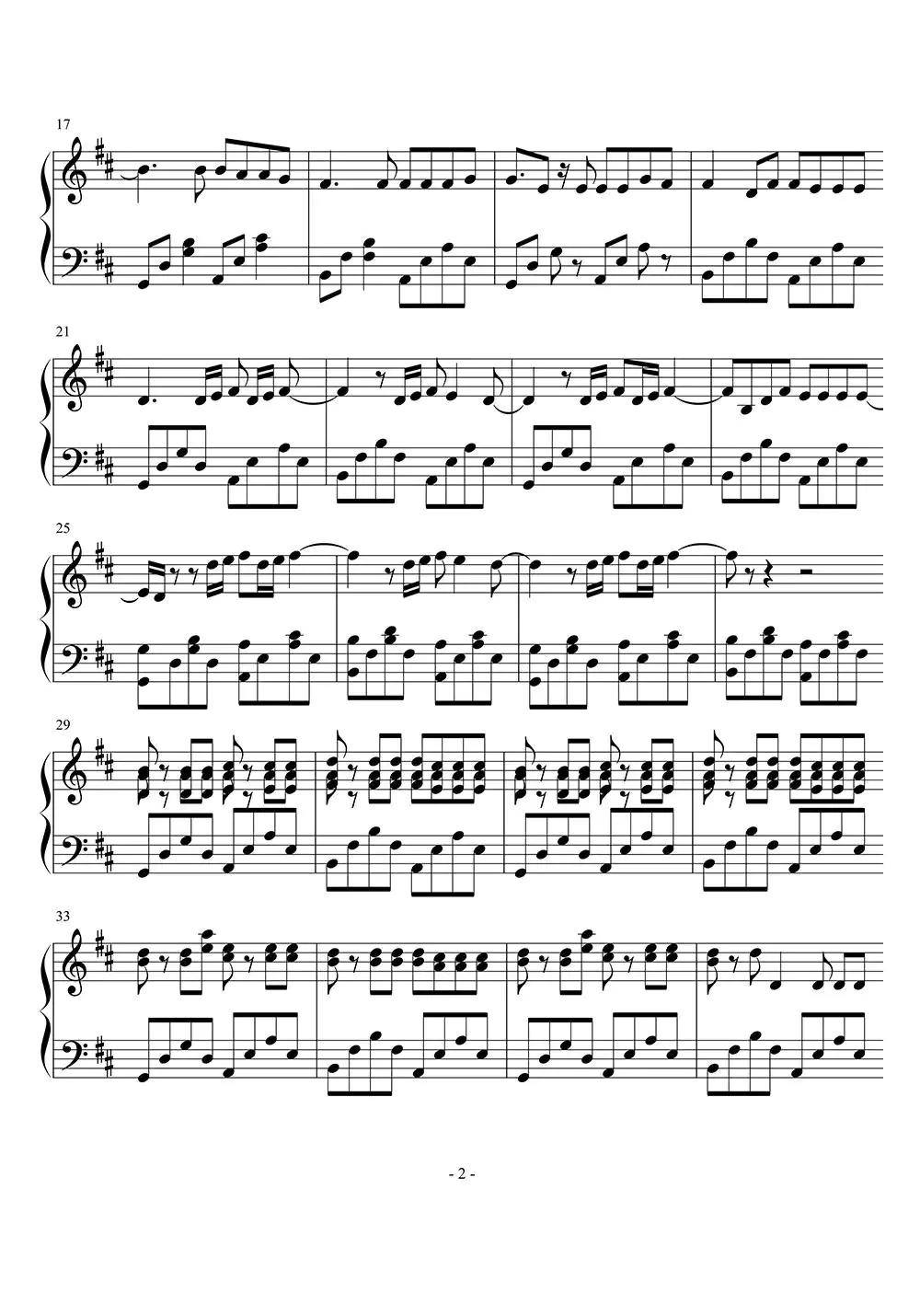 something-just-like-this钢.简谱-虫虫乐谱