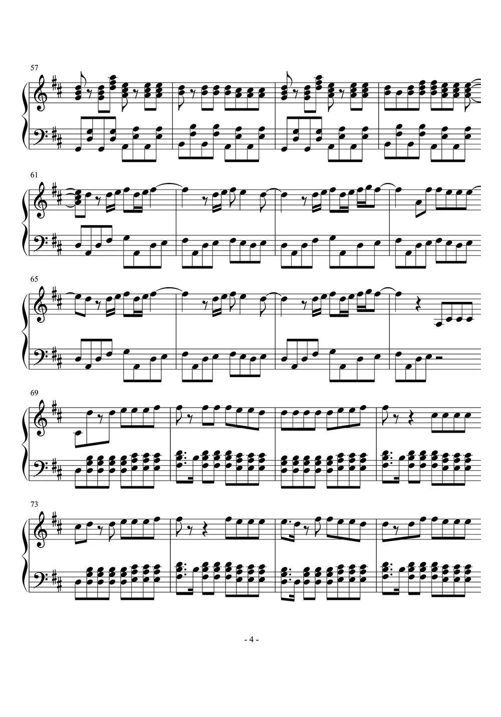 something-just-like-this钢.简谱-虫虫乐谱