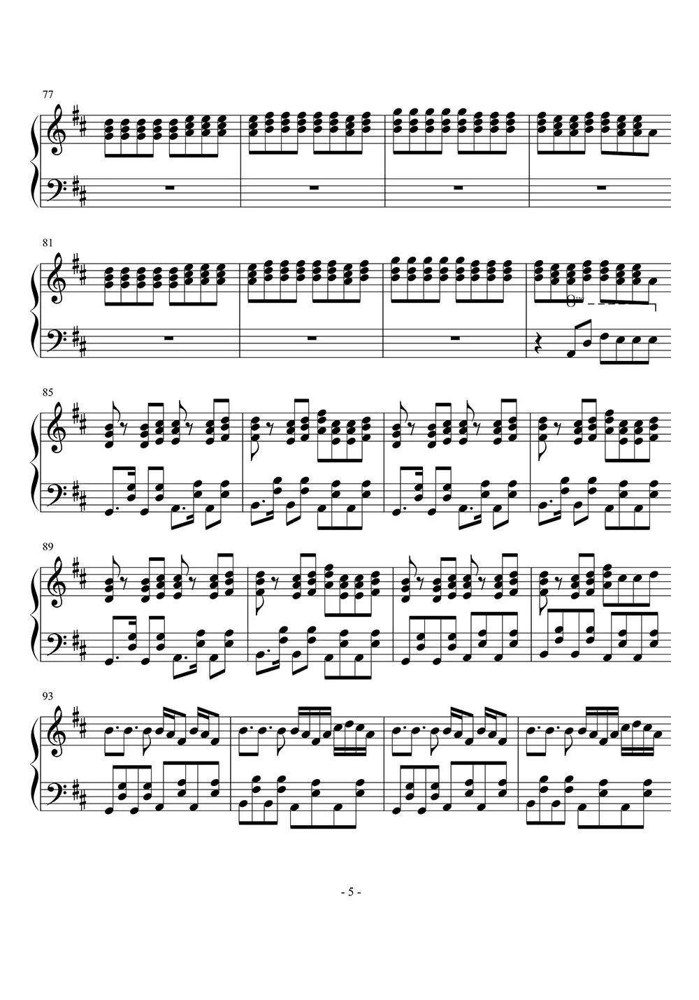 something-just-like-this钢.简谱-虫虫乐谱