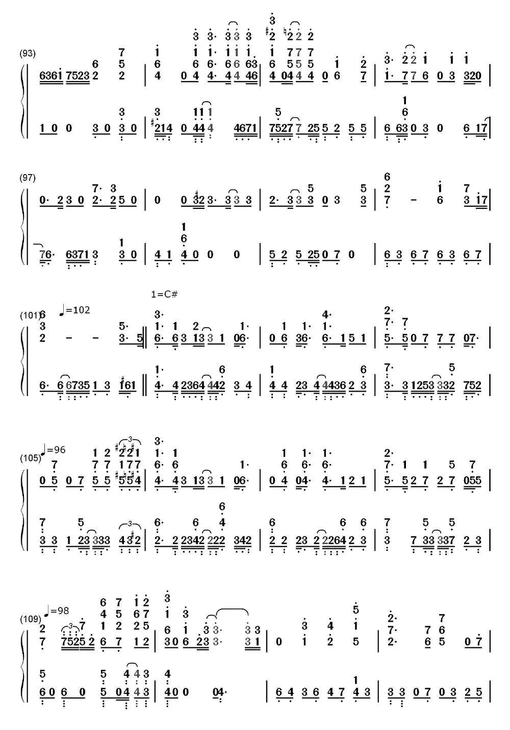 鸟之诗简谱-虫虫乐谱