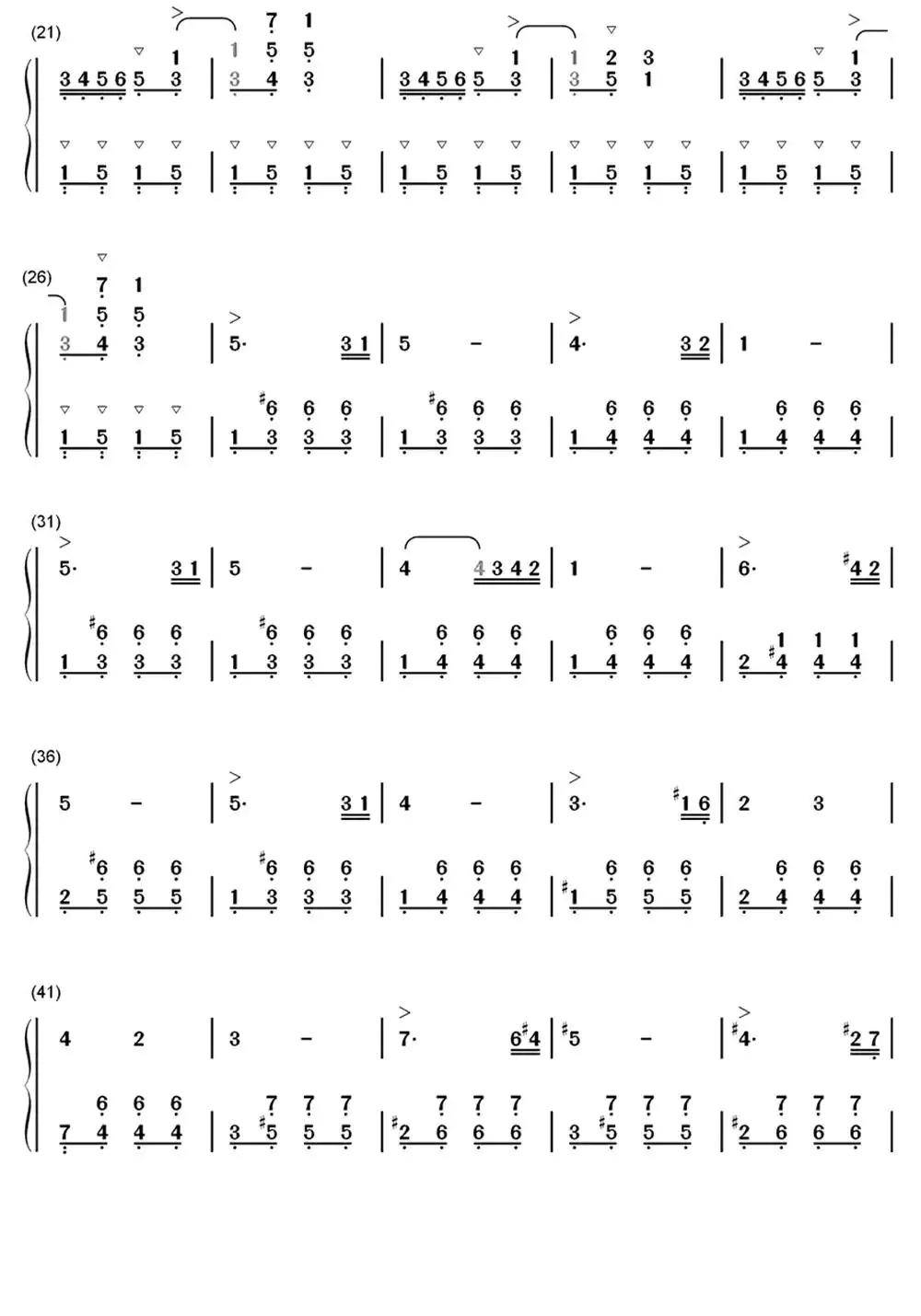 the-sprinning-song简谱乐谱