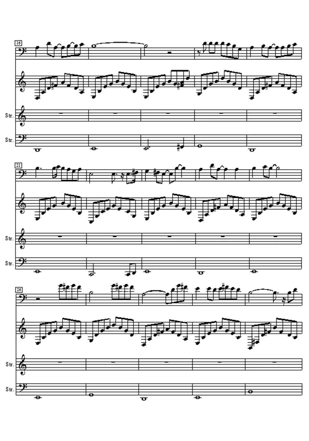 殇(又名《光影》)大提琴独奏...简谱-虫虫乐谱