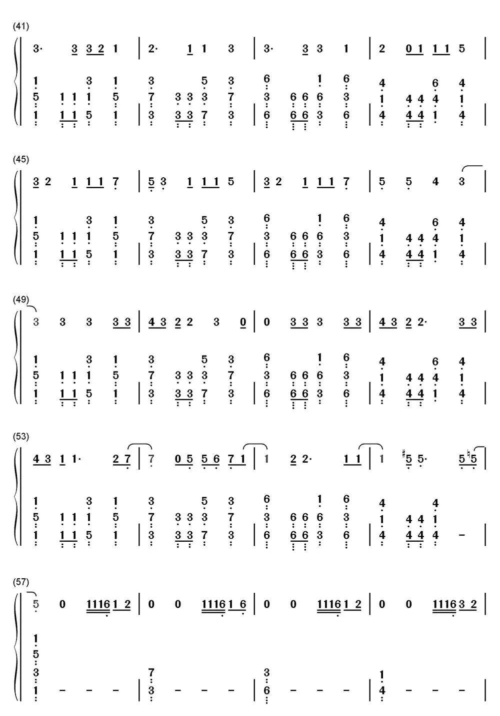 Spring-Day钢琴简谱-虫虫乐谱