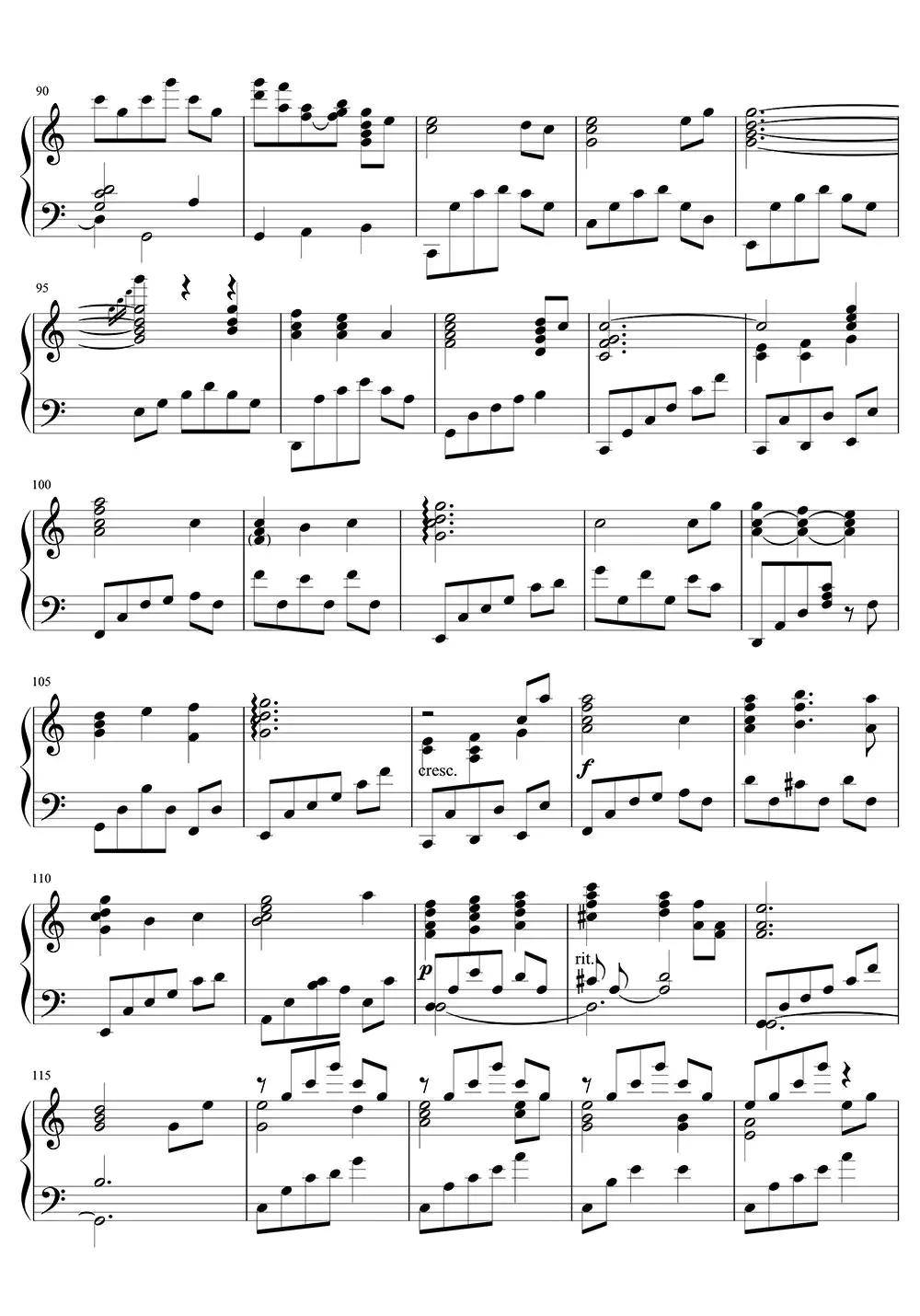 《哈尔的移动城堡主题曲》世...简谱-虫虫乐谱