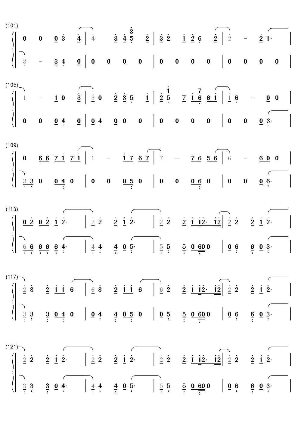 防弹fakelove数字简谱图片