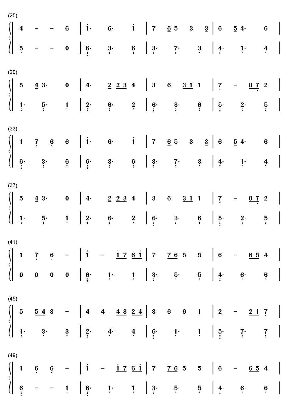 On My Way钢琴简谱-虫虫乐谱