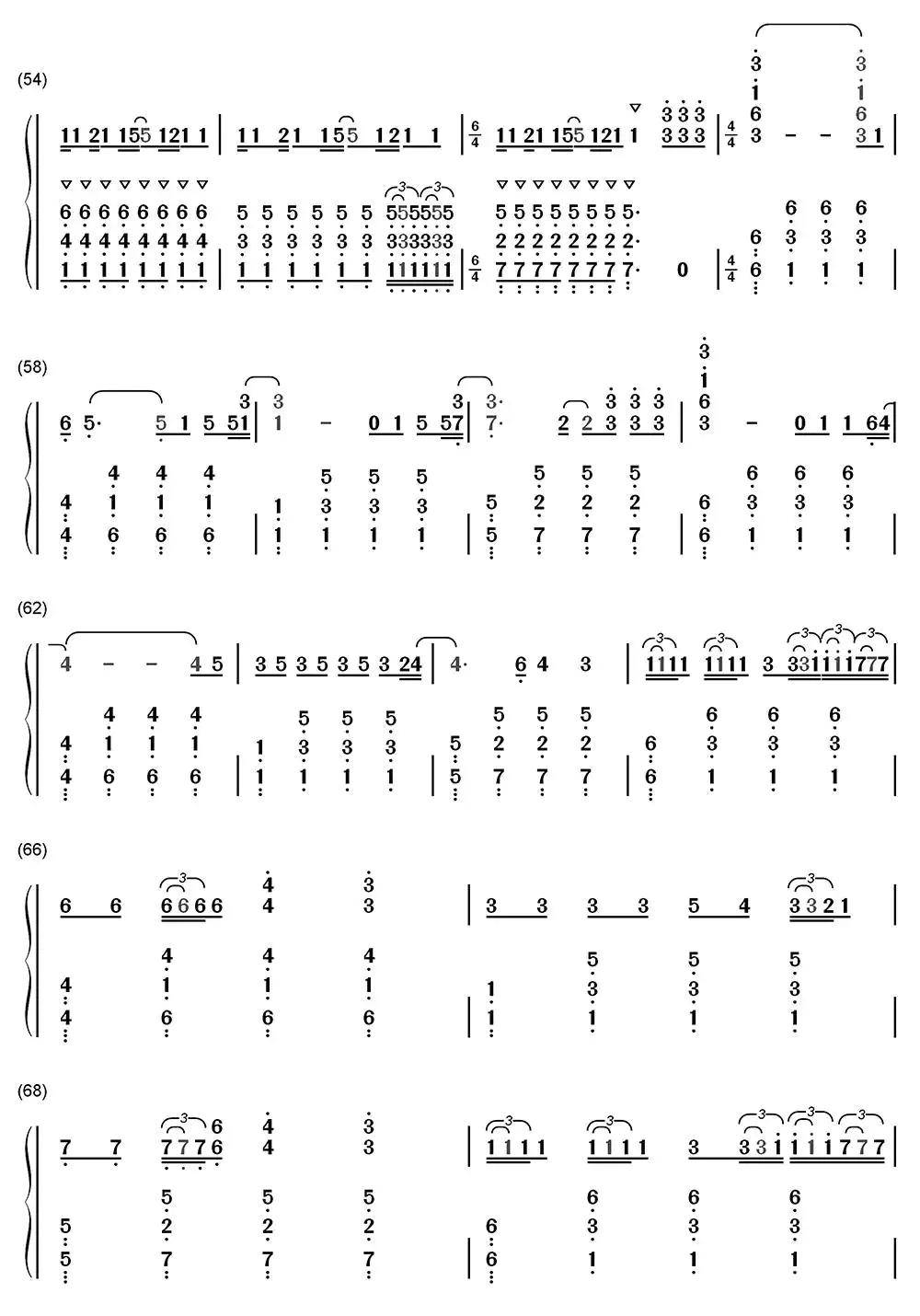Faded钢琴简谱-虫虫乐谱