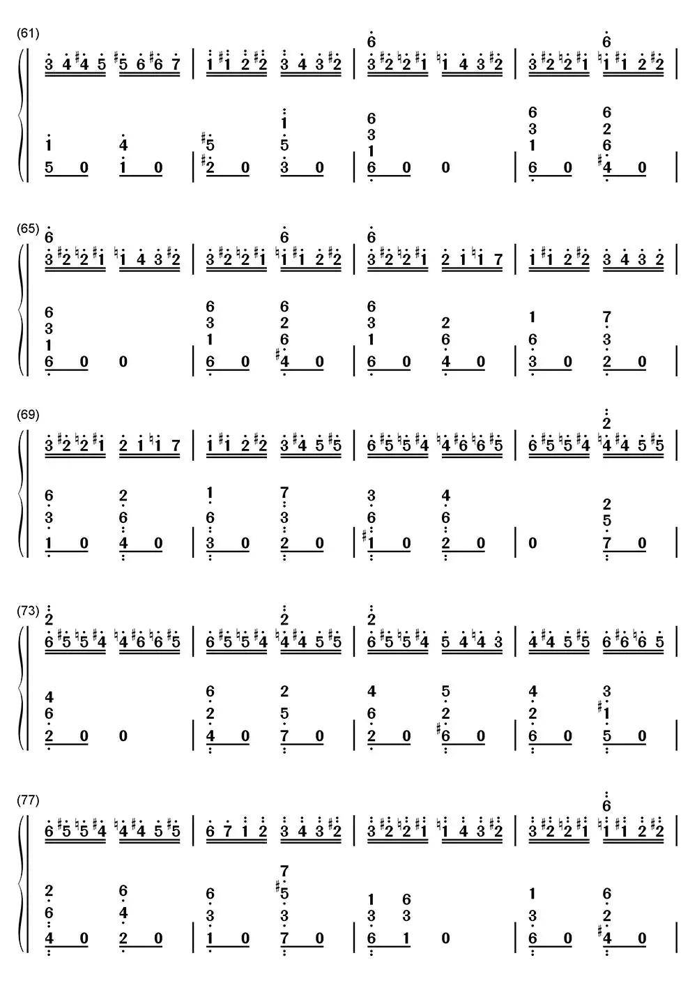 野蜂飞舞简谱-虫虫乐谱